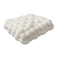thumbnail image 3 of Cojín de nudo para suelo, regalo para sofá, hogar, sofá, hecho a mano, dormitorio, suave, decorativo Blanco, 3 of 9