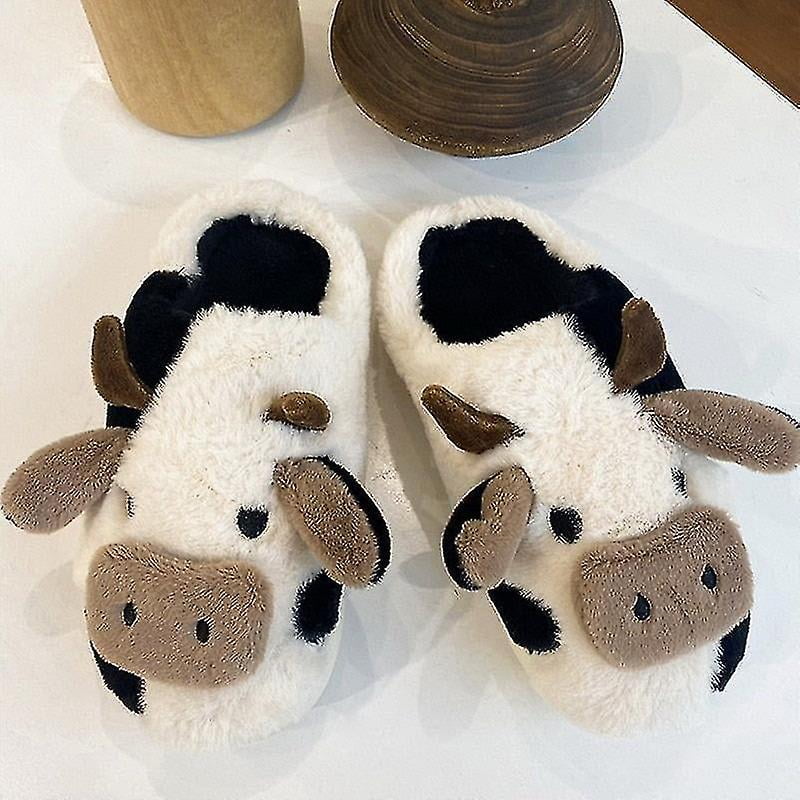 Winter Soft Cute Cow Cotton Slippers Winter Student Home Anti-slip Slippers Winter Warm Couple Cartoon Milk Cow Plush Slippers | Walmart Canada Winter Soft Cute Cow Cotton Slippers Winter Student Home Anti-slip Slippers Winter Warm Couple Cartoon Milk Cow Plush Slippers | Walmart Canada