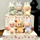 thumbnail image 3 of Figura de Anime Labubu caja ciega tiene un asiento serie colgante flocado modelo juguete Kawaii monstruo réplica llavero juguete regalo de Navidad, 3 of 5