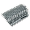 thumbnail image 4 of M Buder Gray Cat Self Groomer Massage Comb Wall Corner Soft Brush, 5x3.3 in / 12.6x8.3 cm, 4 of 5