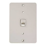 Leviton 40253-W Surface White Mount Wallphone Plate