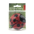 thumbnail image 2 of Kikkerland Ladybug Kitchen Timer, Red (KT21-A), 5.7 x 5.7 x 4.4 cm, 2 of 3