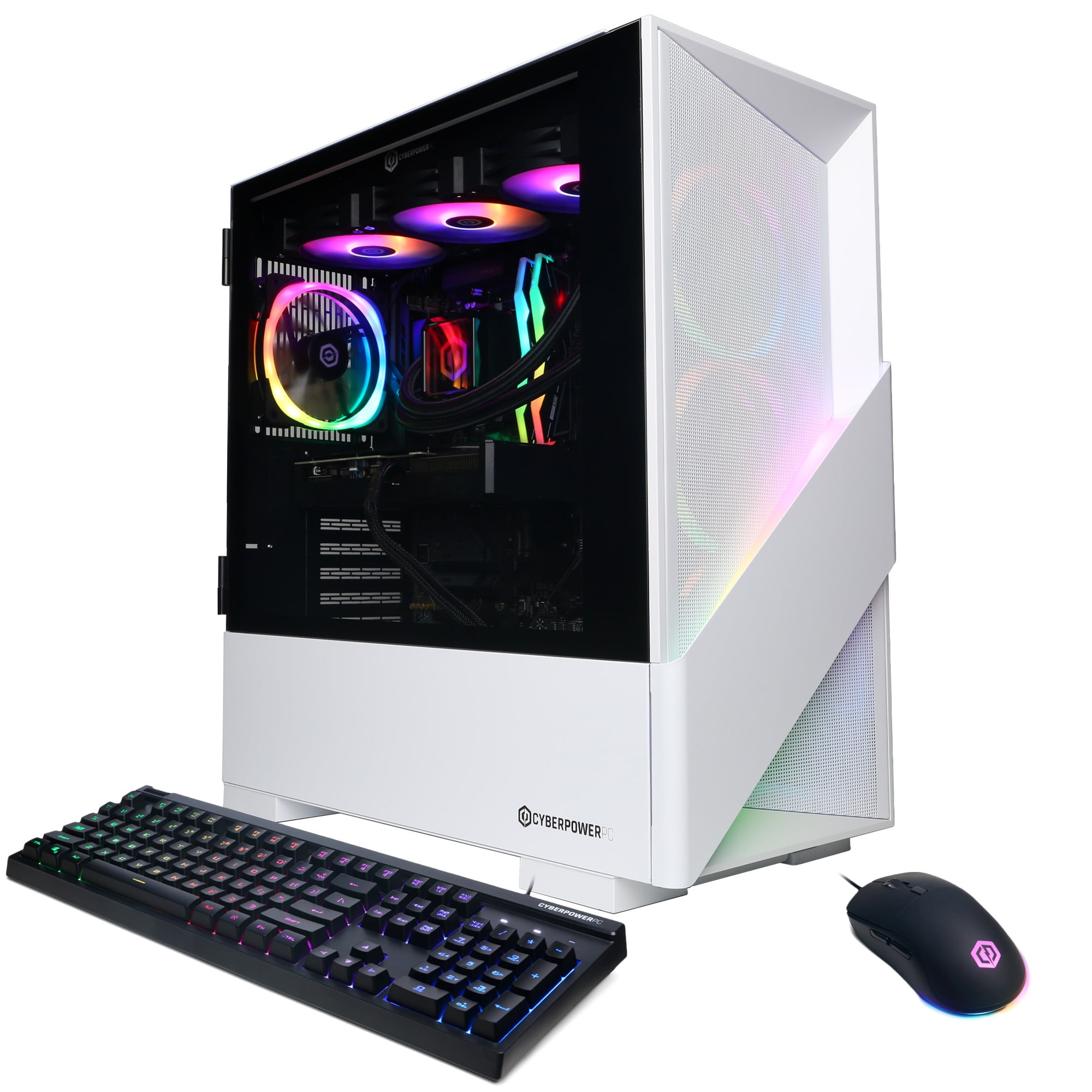 CyberPowerPC Gamer Supreme Gaming PC, AMD Ryzen 7 7800X3D, NVIDIA GeForce RTX 5070 12GB, 32GB DDR5, 1TB SSD, SLC11000CPGV3