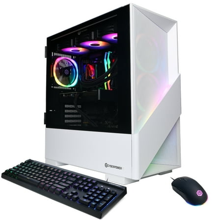 CyberPowerPC Gamer Supreme Gaming PC, AMD Ryzen 7 9800X3D, NVIDIA GeForce RTX 5070 12GB, 32GB DDR5, 1TB SSD, SLC11000CPGV4