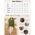 thumbnail image 7 of Anygrew Women's Long Sleeve V Neck Shirts Casual Fall Tunic Tops Blouse, 7 of 7