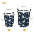 thumbnail image 2 of Lsque Glowing Butterfly pattern Laundry Hamper Basket, Tall Woven Rope Hamper Basket for Clothes, Lightweight Storage Basket, Collapsible Waterproof-, 2 of 8