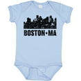 thumbnail image 3 of Inktastic Boston Massachusetts City Skyline with Grunge Boys or Girls Baby Bodysuit, 3 of 5