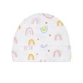 thumbnail image 4 of Gerber Baby Girl Caps & No Scratch Mittens Bundle, 7-Piece (Newborn-0/3M), 4 of 10