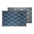 thumbnail image 3 of Faulkner 68912 Tapis de Camping Réversible 12 Pieds L X 9 Pieds W Bleu/ivoire Polypropylène, 3 of 4