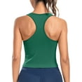 thumbnail image 4 of Sociala Women's Racerback Workout Tank Top Sports Yoga Tops Active Sleeveless Undershirts Built-in Bra, 4 of 5