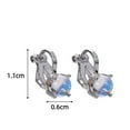 thumbnail image 5 of Lifetechs 6 Pair Clip Earrings Non-Irritation able Jewelry Rhinestone Earrings Ear Clips Decorations for Women, 5 of 7