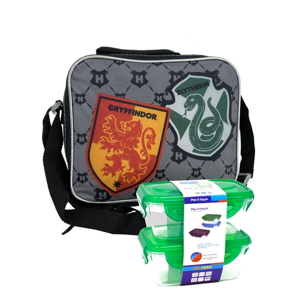 Harry Potter Harry Potter Insulated Lunch Bag Griffindor Slytherin w