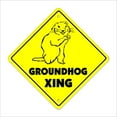 thumbnail image 2 of SignMission X-20-GROUNDHOG 20 in. Groundhog Zone Xing Crossing Sign, 2 of 4