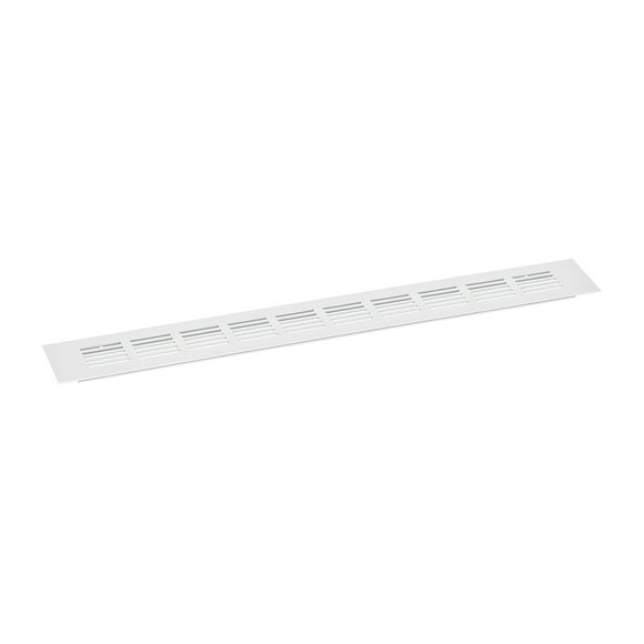 Unique Bargains Air Vents Cover, 1Pcs 400 x 60mm Aluminum Alloy Mesh Air Return Vent Cover, Louvered Ventilation Grille (Silver)