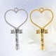 thumbnail image 5 of Hallazgos de joyería para hacer uno mismo, colgante con forma de llave hueca dorada, dijes con forma de llave, calidad superior, 5 of 9