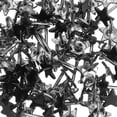 thumbnail image 3 of Phenofice 100Pcs Star Shape Thumbtacks Metal Push Pins for Office Use on Cork Board Photo Wall Maps, 3 of 8