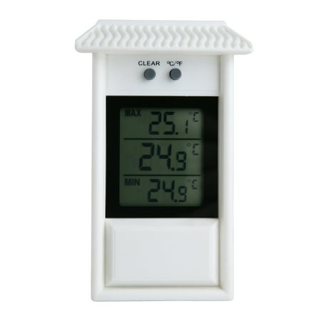 

3 Pcs Max Min Outdoor Thermometer smart Garden Green Plants Temp Monitor(waterproof Design)-white