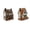 1, variant on Halloween Pumpkin House Decor, Powered Resin Cottage with Warm Window Glow for Shelf Mantel Tabletop Accent