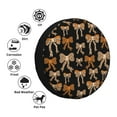 thumbnail image 4 of Cauagu Ribbon bows with leopard Print Travel Luggage Cover,Travel Dust-proof Suitcase Cover Softside Suitcase Protector for 18-32inch,Not Included Suitcase-14 inch, 4 of 6