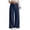 Dark Blue #39, variant on WULMLEO Women's Sweatpants Corduroy Fall Winter Wide Leg Elastic Waist Bottoms Trendy Athletic Trousers Loose Fit Comfort Pant with Pockets Ginger 2XL