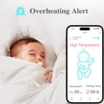 thumbnail image 4 of Sense-U Smart Baby Abdominal Movement Monitor - Tracks Baby's Abdominal Movement, Temperature, Rollover and Sleeping Position for Baby Safety with Instant Audio Alerts on Smartphones, Pink, 4 of 8