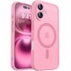 thumbnail image 1 of Funda con Protección Completa de Cámara para iPhone 16, Rosa Mate, 1 of 6
