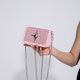 thumbnail image 2 of Bolso Bandolera Cadena De Gran Capacidad Para Mujer Fashionalbe Simple Commuter Crossbody Bag (Rosa) Sywqhk Para Estrenar, 2 of 7