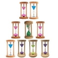 thumbnail image 4 of Reloj de Arena de Madera 6/8/12/20/25 Minutos de Vidrio para , La Cocina, Los Juegos, El Cepillado, Escritorio, Regalos de Decora Rosa 8min Hugo Reloj de arena de madera, 4 of 10