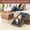 Coffee, variant on JXXRZ Foldable Dog Stairs Ramp for Small Dogs & Cats, Wooden Pet Steps for Couch & Bed, Brown