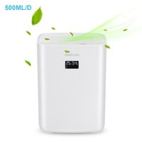 Sancusto Portable Dehumidifier 2.5L Water Tank and Air Purification, Auto-Off Moisture Removal for Kitchen, Bedroom, Office and Closet, White