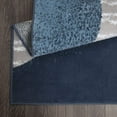 thumbnail image 3 of Gray Circles Rings Modern 5x8 Area Rug Contemporary Carpet Rugs - Actual Size 5'2" x 7'4", 3 of 6