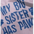 thumbnail image 5 of My Big Sister Has Paws Toddler Boy Girl T Shirt Infant Toddler Brisco Brands 24M, 5 of 6