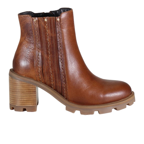 Diba True Womens Spice Berry Lug Round Toe Zippered Ankle Boots