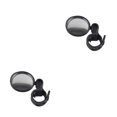thumbnail image 4 of Transemion Rearview Handlebar Mirror Wide-angle Convex Back Mirrors Adjustable Accessory Reflective Accessories Specular Black 51mm 2Set, 4 of 6