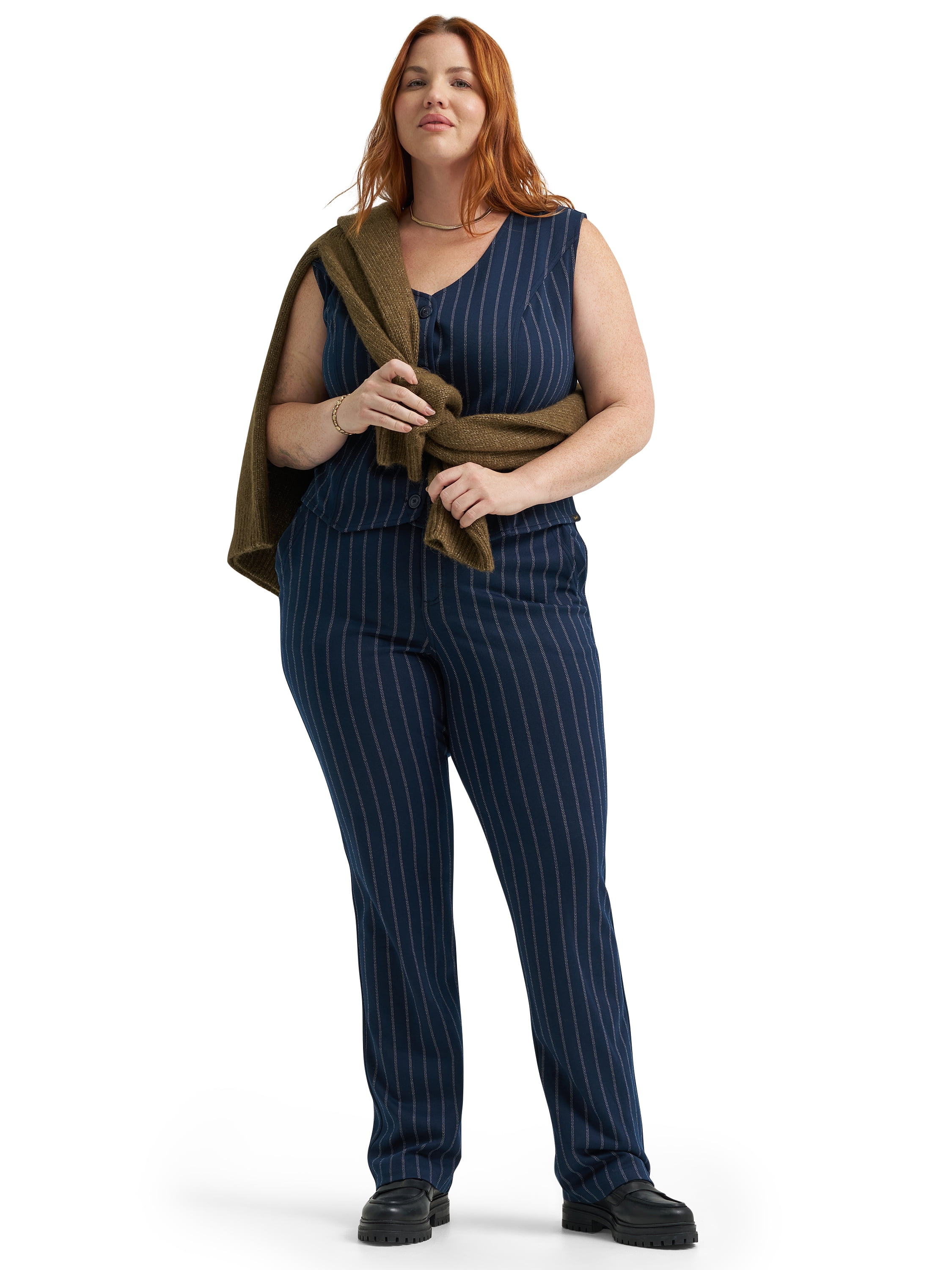 Lee® Women's Plus Straight Knit Pant, Sizes 4-24