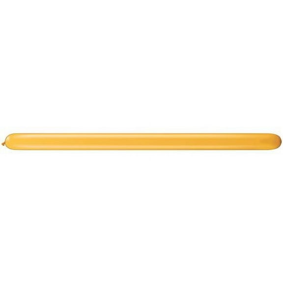 Burton & Burton 160Q Goldenrod Pencil Balloons, 100 Pack