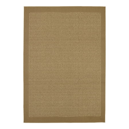 Mainstays Indoor Outdoor Tufted Area Rug 6 X 9 Khaki Tan