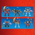 thumbnail image 3 of LEGO NINJAGO Kai’s Elemental Fire Mech Action Figure, Mini Ninja Toy for Kids with Customizable Red Ninja Figure plus Kai and Zane Minifigures, Adventure Set for Boys and Girls Ages 7 and Up, 71808, 3 of 6