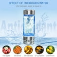 thumbnail image 5 of Hydrogen Water Bottle, Portable Rechargeable Hydrogen Water Bottle Generator, Hydrogen Water Bottle Generator with PEM SPE Technology Rich Water Glass Cup for Home Travel, 5 of 6