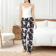 thumbnail image 4 of Balery Cute Poodle Dog Pantalones de pijama para mujer, pijamas ultraligeros, pantalones de estar por casa-3X-Large, 4 of 6