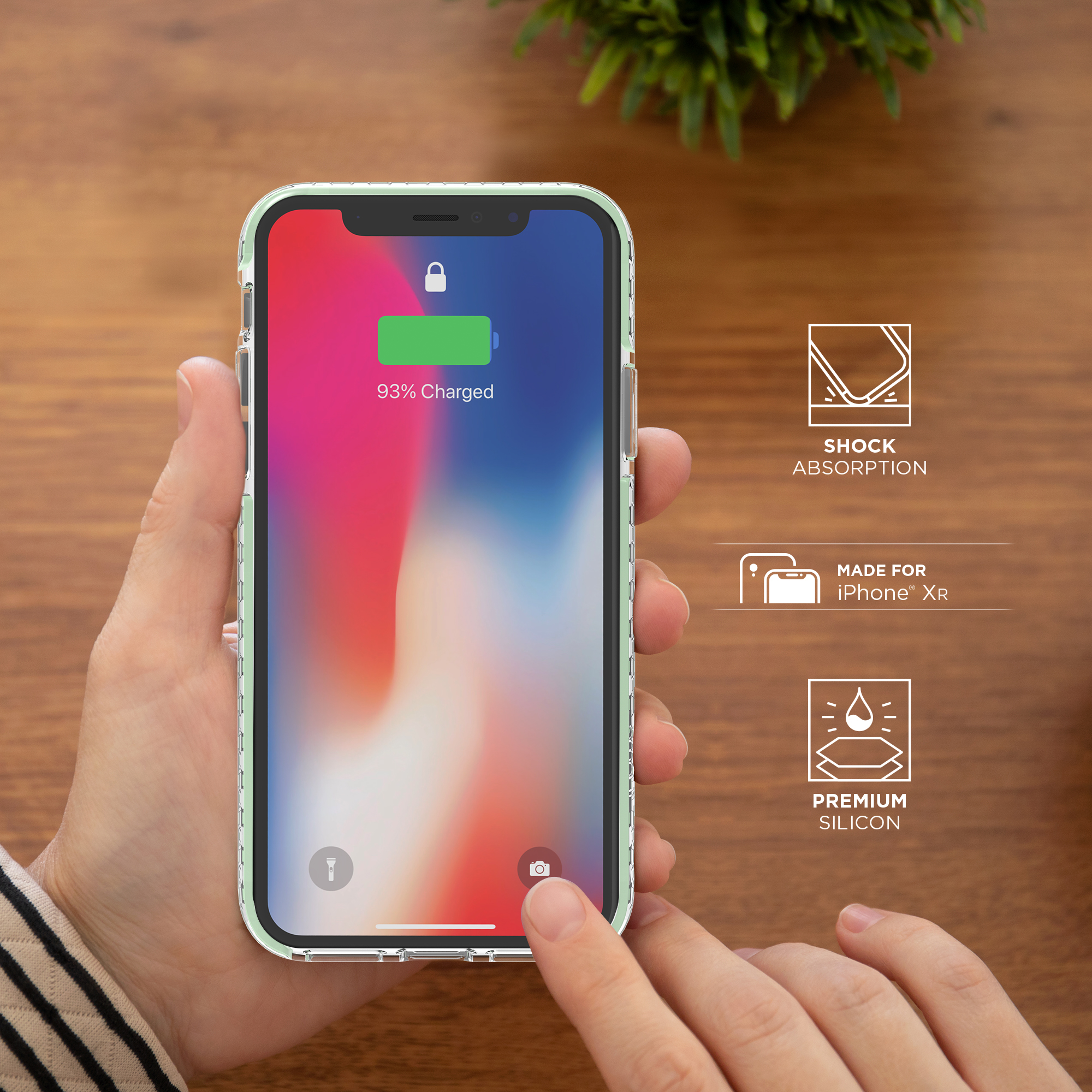 iHome - Velo Silicone Impact Case for iPhone XR