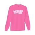 thumbnail image 1 of Aspiring Retiree Neon Adult Long Sleeve T-Shirt, 1 of 1