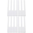thumbnail image 1 of EIGTHTAIL 4 Pcs Piano Keys Musical Instruments Keyboard Replacement White Plastic, 1 of 6