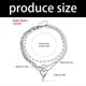 thumbnail image 3 of Edgy Sweetheart Alloy Necklace Adjustable Stacking Chain With Faux Pearls Edgy Stacking Necklaces For Women Jewelry Gift, 3 of 4