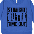 thumbnail image 3 of Inktastic Straight Outta Time out Toddler Sweatshirt, 3 of 4