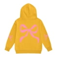 thumbnail image 5 of EnJoCho Bow Hoodie for Girls Kids Graphic Cute Hoodies Girl's Leopard Sweatshirts Prints Casual Pullover Sweatshirt, 5 of 7
