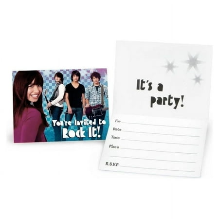 Camp Rock Invitations w/ Envelopes (8ct)