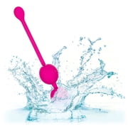 California Exotic Novelties Rechargeable 12-Function Silicone Dual Kegel Ball - Pink