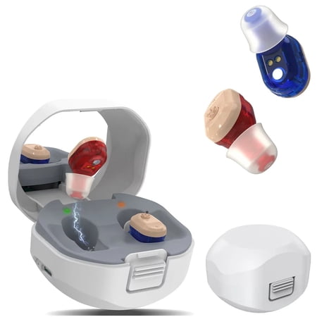 Personal Hearing Amplifiers for Ears Rechargeable, Portable Sound Amplifiers Devices for Seniors, J6