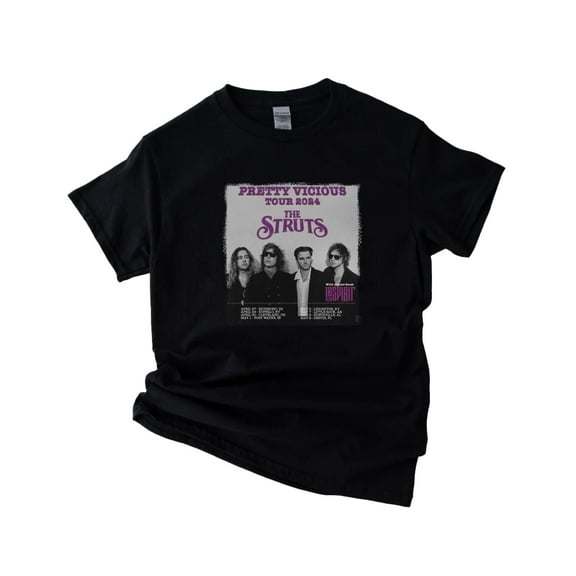 The Struts Pretty Vicious The Tour 2024 British Rock Band Unisex T-Shirt, up to 5XL